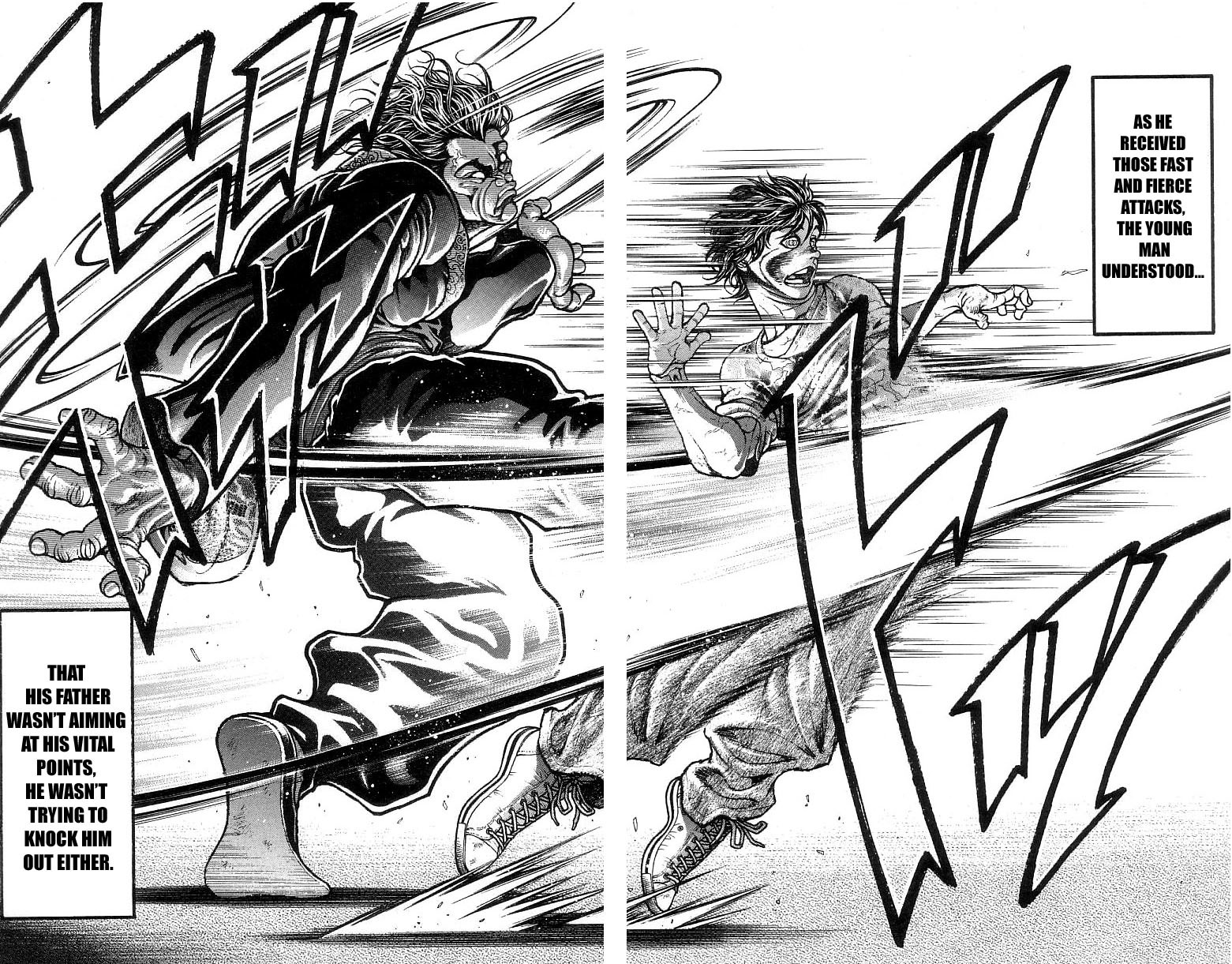 Hanma Baki Chapter 30.250 page 54 - Vol.30 Chapter 250: The Battle of The Strongest Father And Son
