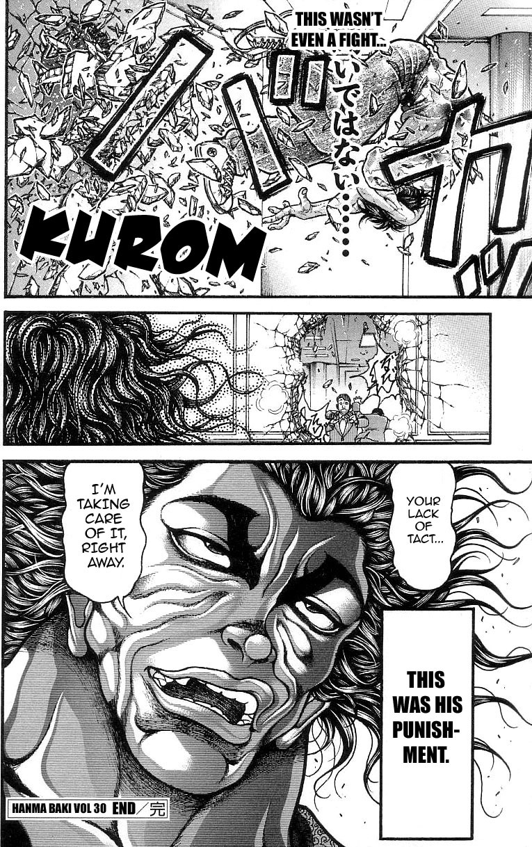 Hanma Baki Chapter 30.250 page 55 - Vol.30 Chapter 250: The Battle of The Strongest Father And Son