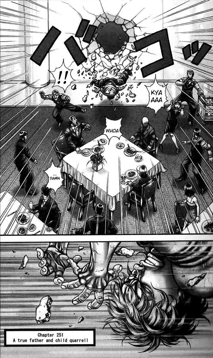 Hanma Baki Chapter 31.251 page 3 - Vol.31 Chapter 251: A true father and child quarrel