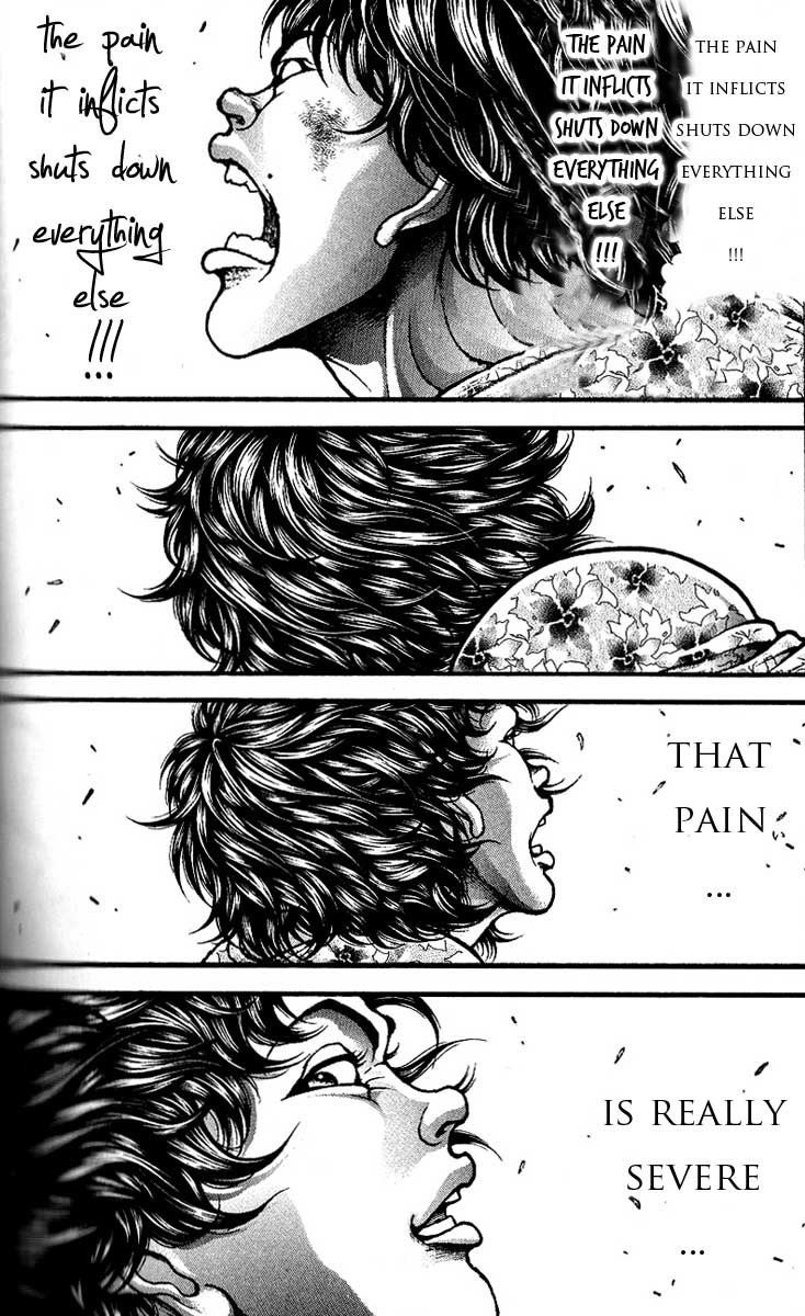 Hanma Baki Chapter 31.255 page 8 - Vol.31 Chapter 255: Severe Overwhelming Pain