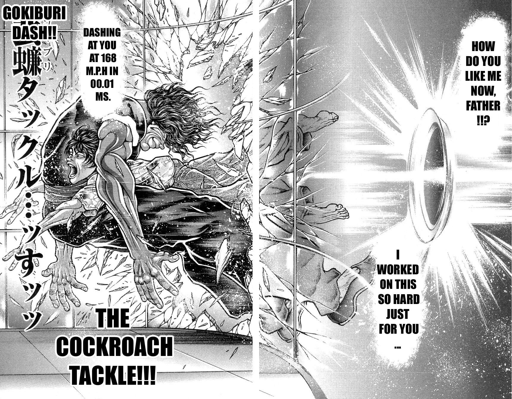 Hanma Baki Chapter 32.258 page 11 - Vol.32 Chapter 258: 168 Miles Per Hour