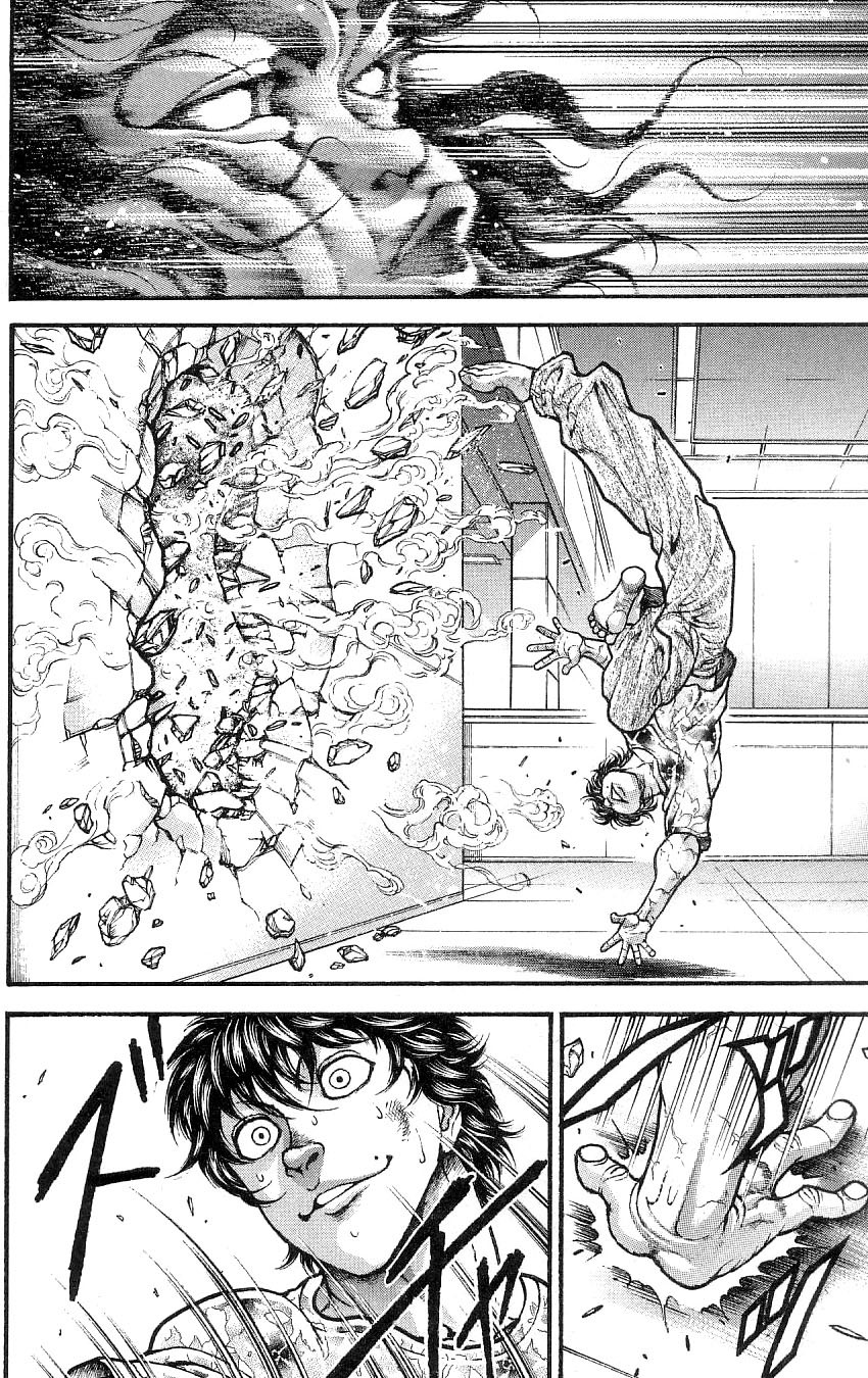 Hanma Baki Chapter 32.258 page 22 - Vol.32 Chapter 258: 168 Miles Per Hour