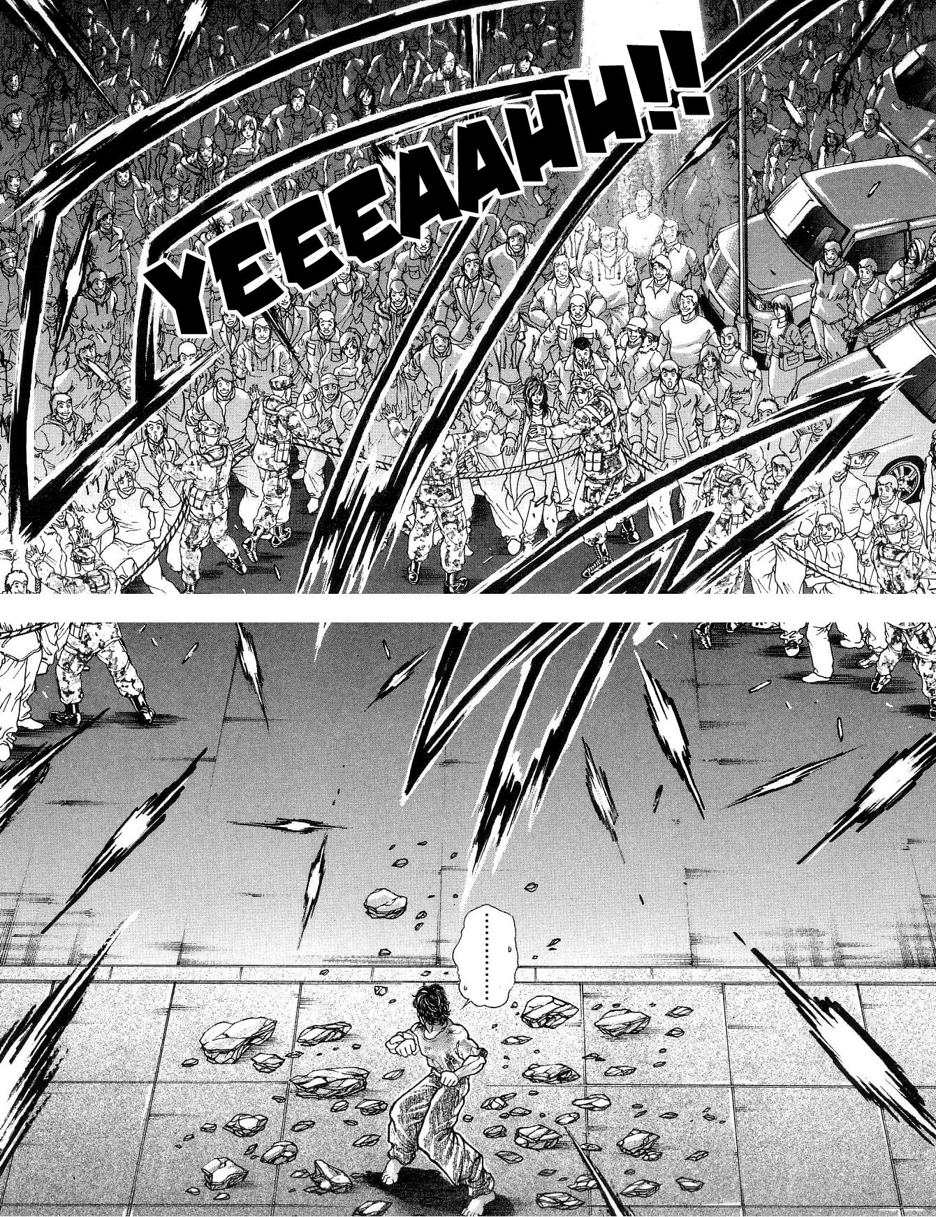 Hanma Baki Chapter 32.261 page 6 - Vol.32 Chapter 261: Big Audience