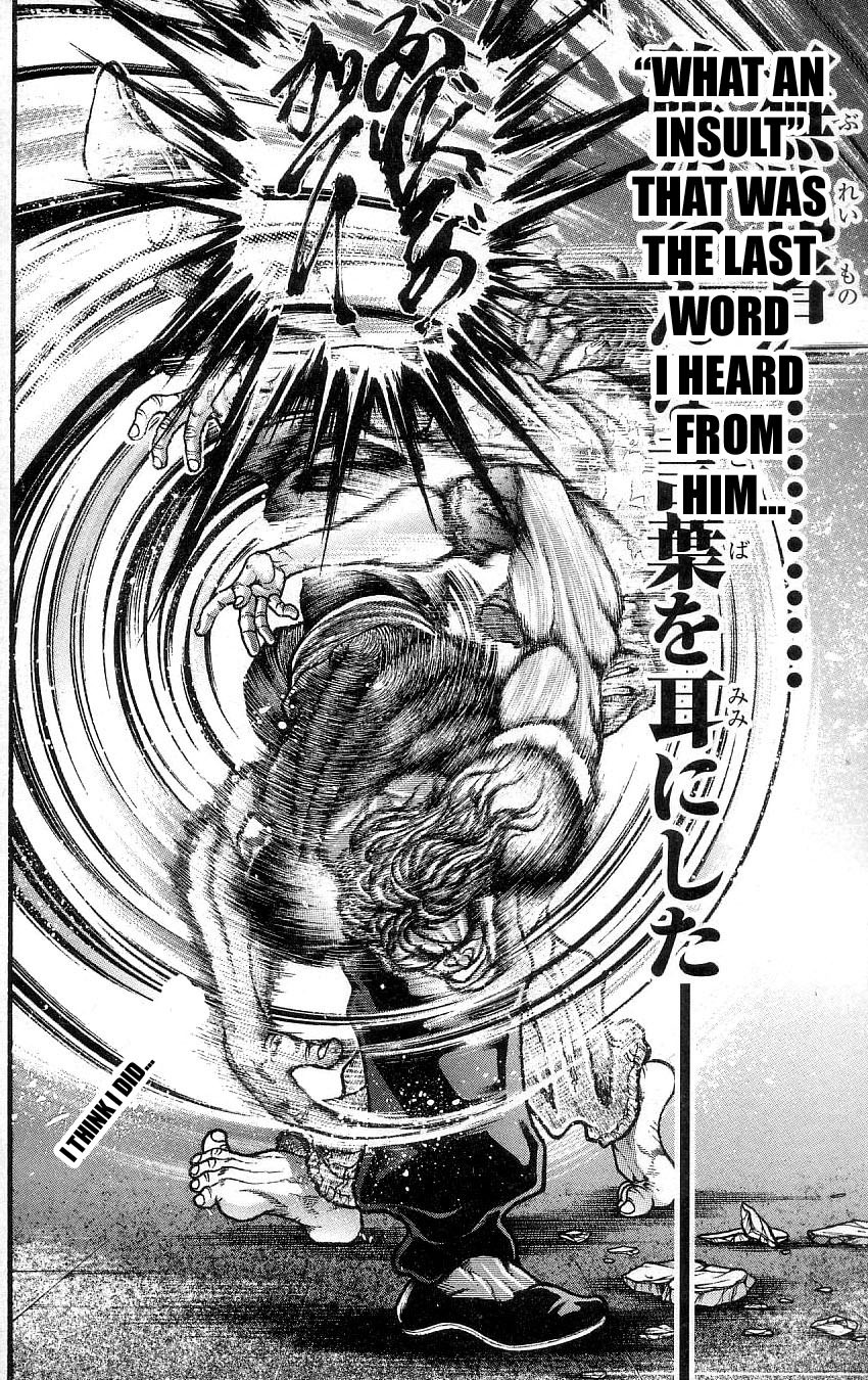 Hanma Baki Chapter 32.263 page 19 - Vol.32 Chapter 263: What An Insult