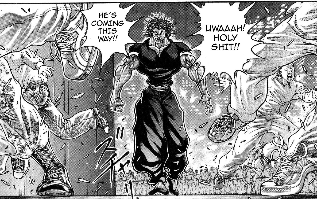 Hanma Baki Chapter 32.264 page 8 - Vol.32 Chapter 264: Fierce