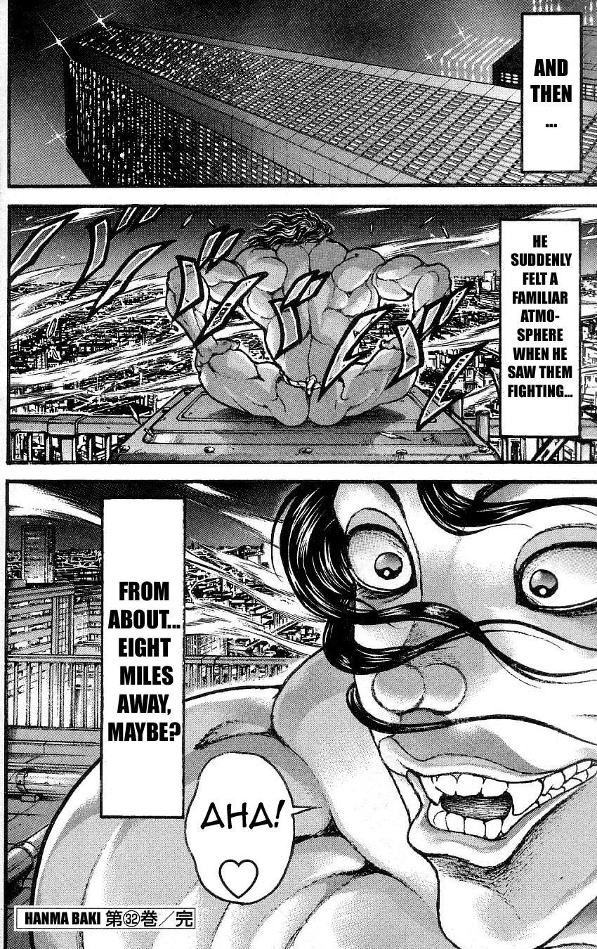 Hanma Baki Chapter 32.266 page 19 - Vol.32 Chapter 266: A Familiar Atmosphere