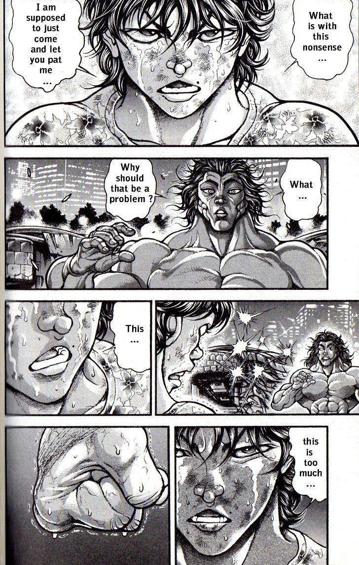 Hanma Baki Chapter 33.272 page 10 - Vol.33 Chapter 272: A Gentle Stroke