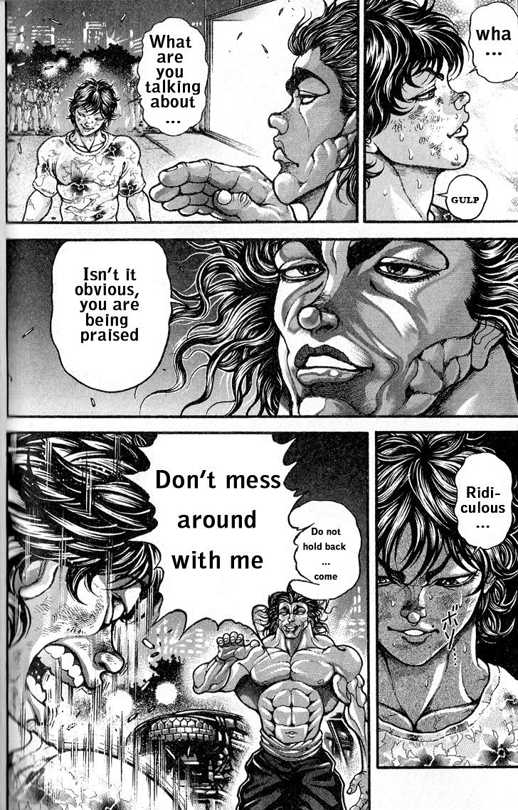 Hanma Baki Chapter 33.272 page 4 - Vol.33 Chapter 272: A Gentle Stroke