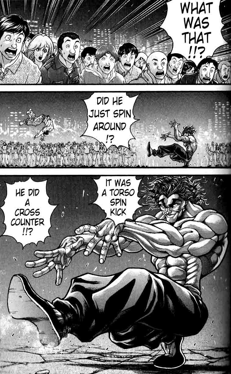 Hanma Baki Chapter 34.281 page 15 - Vol.34 Chapter 281: The sacred water of the fight