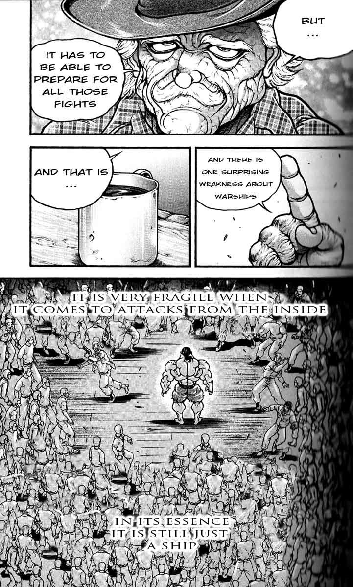 Hanma Baki Chapter 35.287 page 11 - Vol.35 Chapter 287: Without a battleship