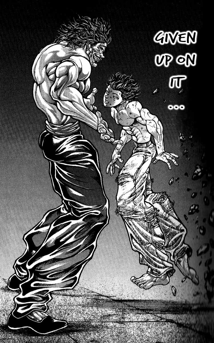 Hanma Baki Chapter 36.296 page 16 - Vol.36 Chapter 296: Effort