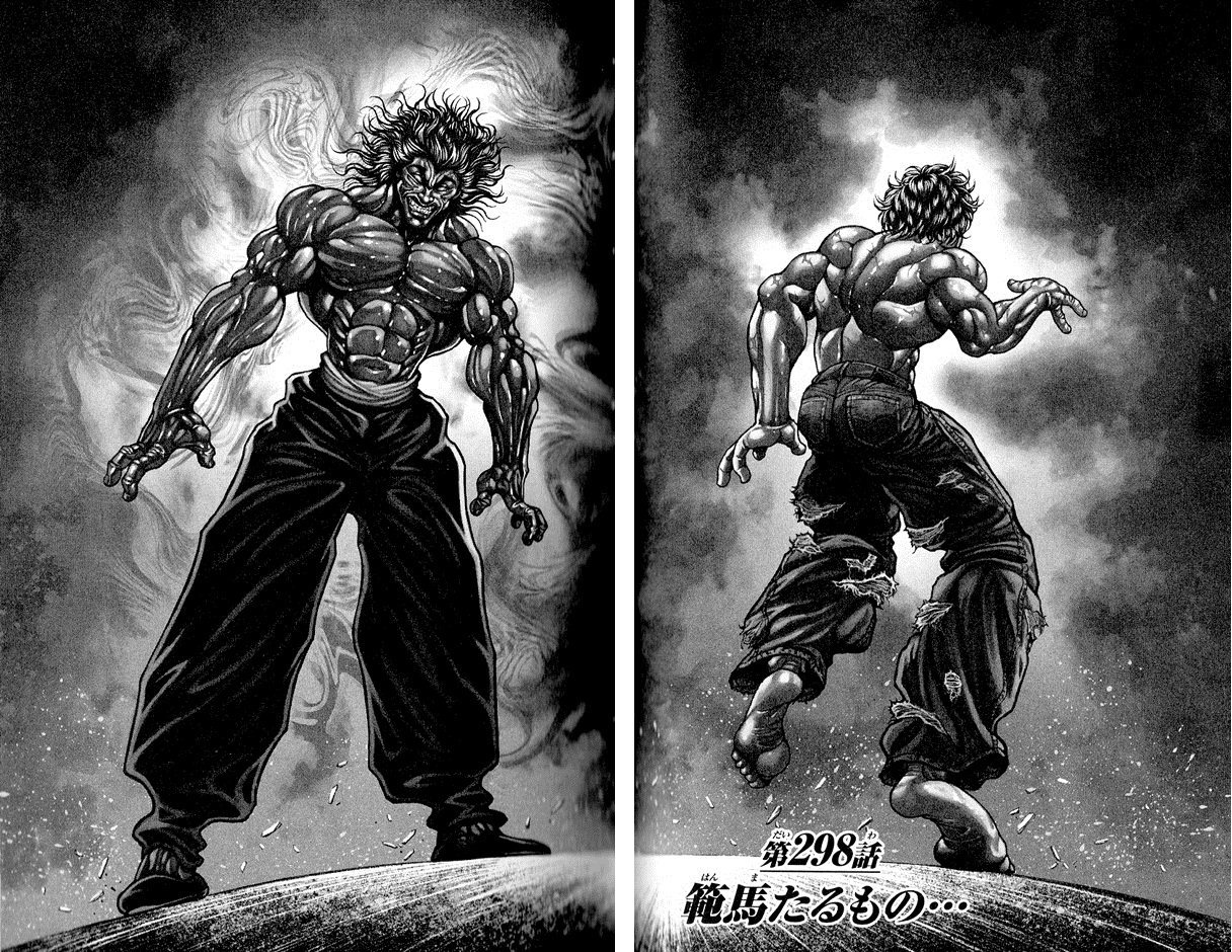 Hanma Baki Chapter 36.298 page 1 - Vol.36 Chapter 298: Against Hanma