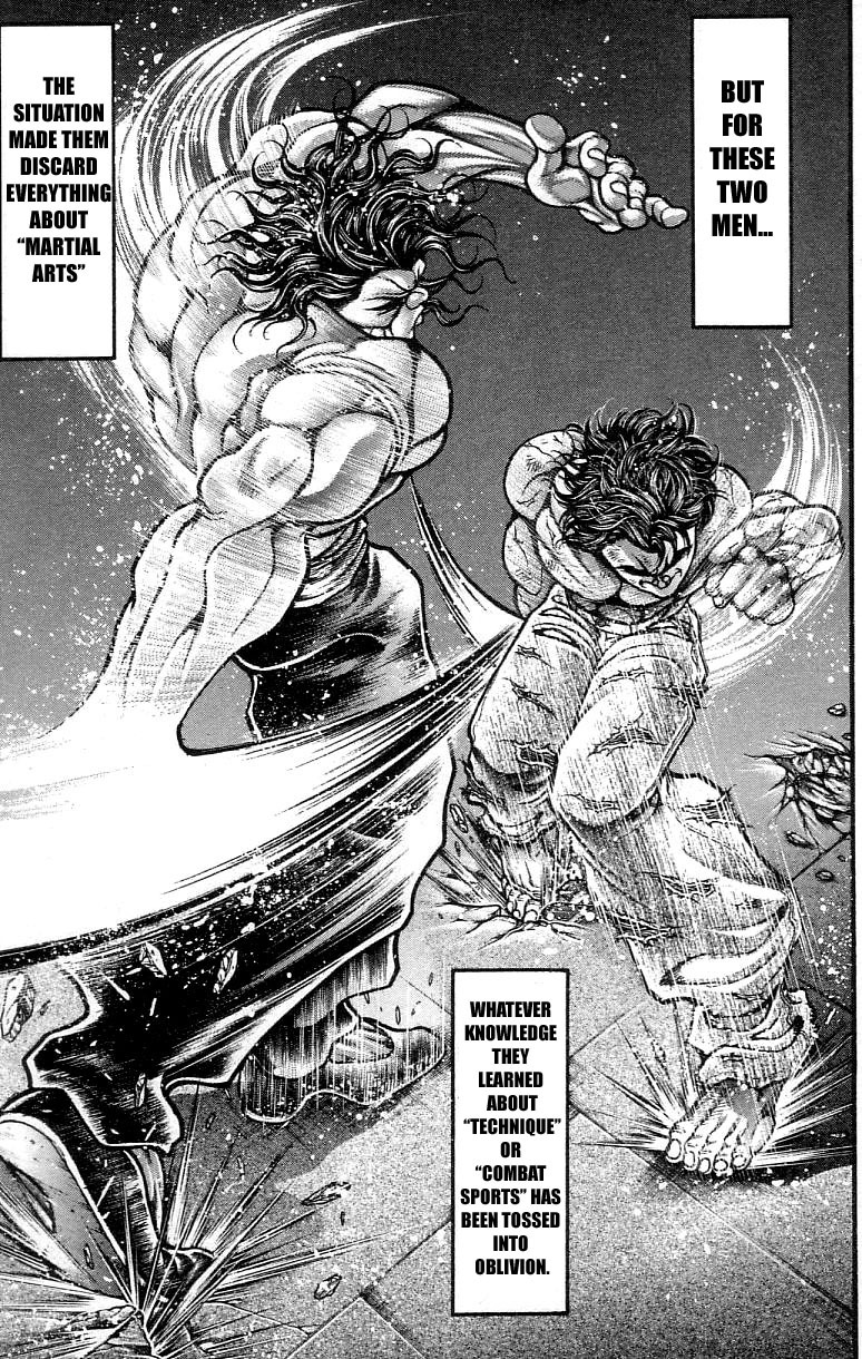Hanma Baki Chapter 37.304 page 15 - Vol.37 Chapter 304: Let's See Who Does It Better!!