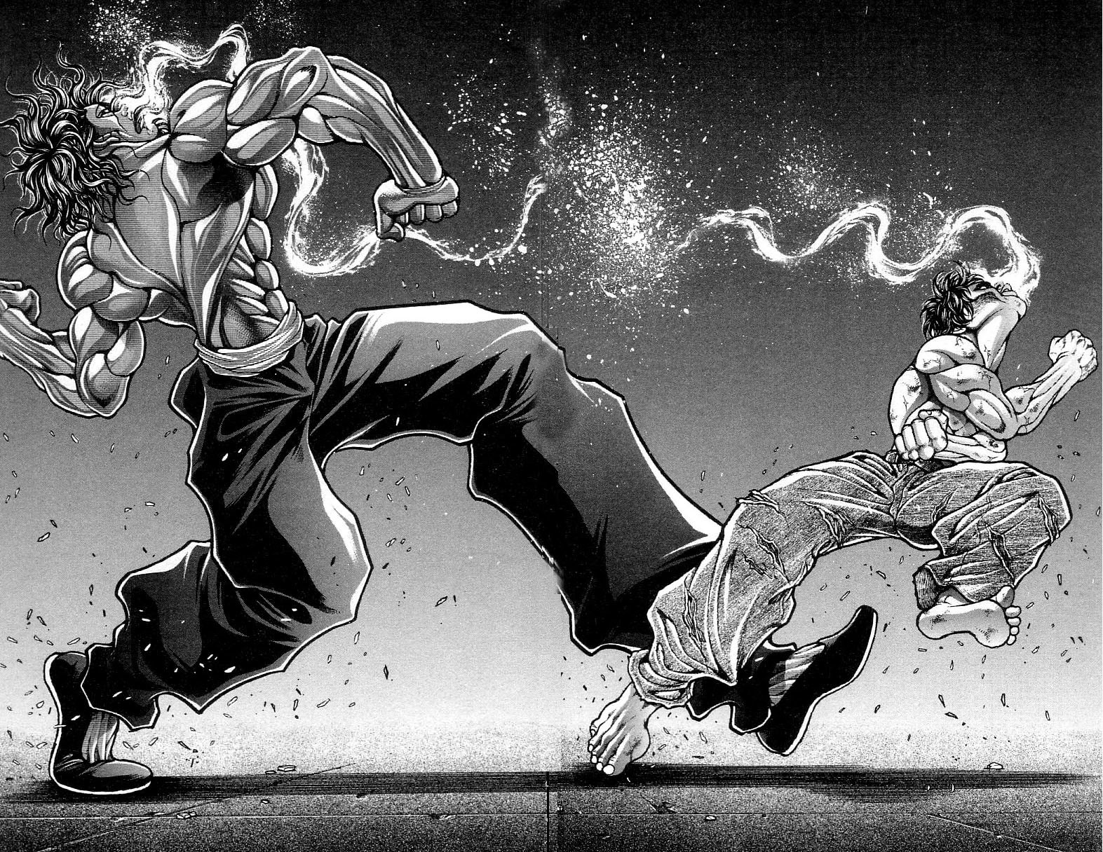 Hanma Baki Chapter 37.304 page 2 - Vol.37 Chapter 304: Let's See Who Does It Better!!