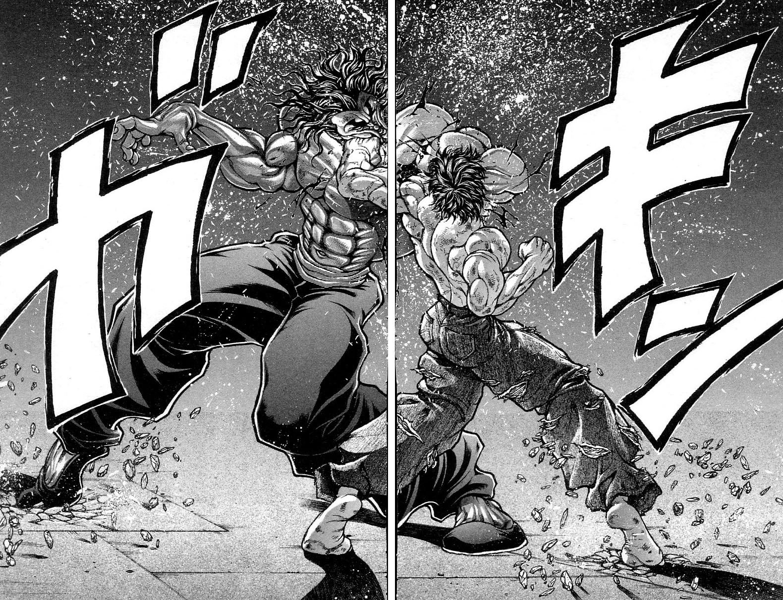 Hanma Baki Chapter 37.304 page 8 - Vol.37 Chapter 304: Let's See Who Does It Better!!