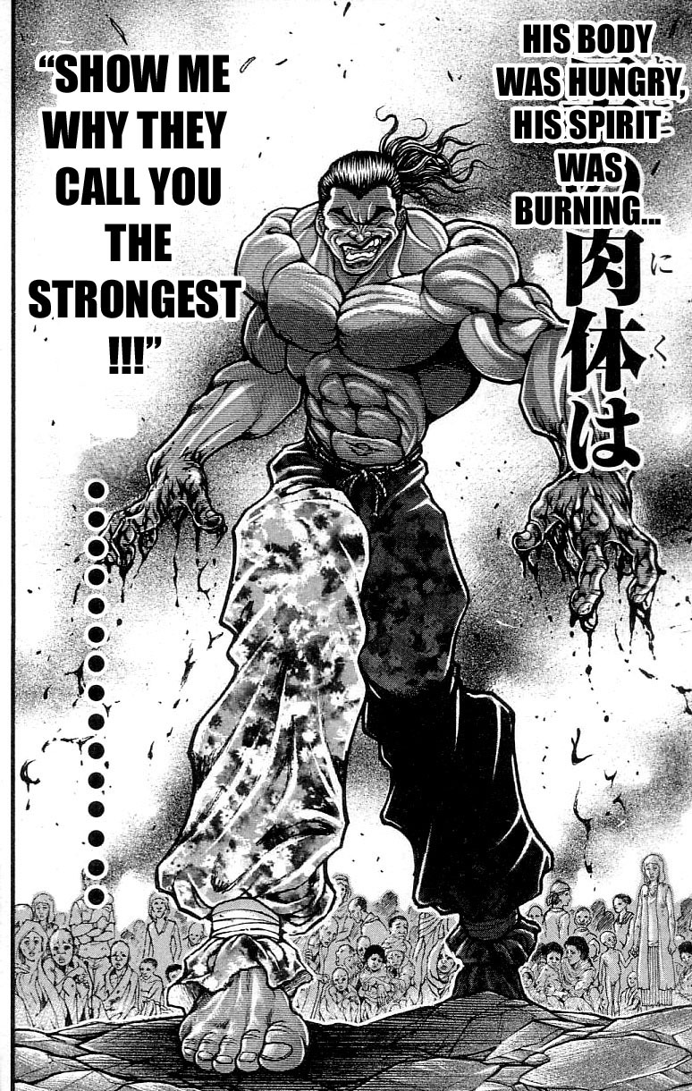 Hanma Baki Chapter 37.306 page 12 - Vol.37 Chapter 306: Legendary Men, Face to Face!!