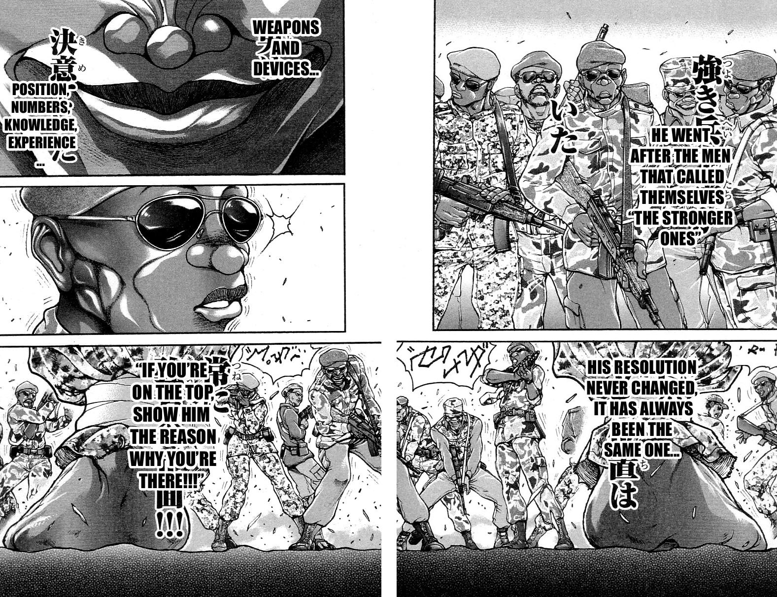 Hanma Baki Chapter 37.306 page 9 - Vol.37 Chapter 306: Legendary Men, Face to Face!!