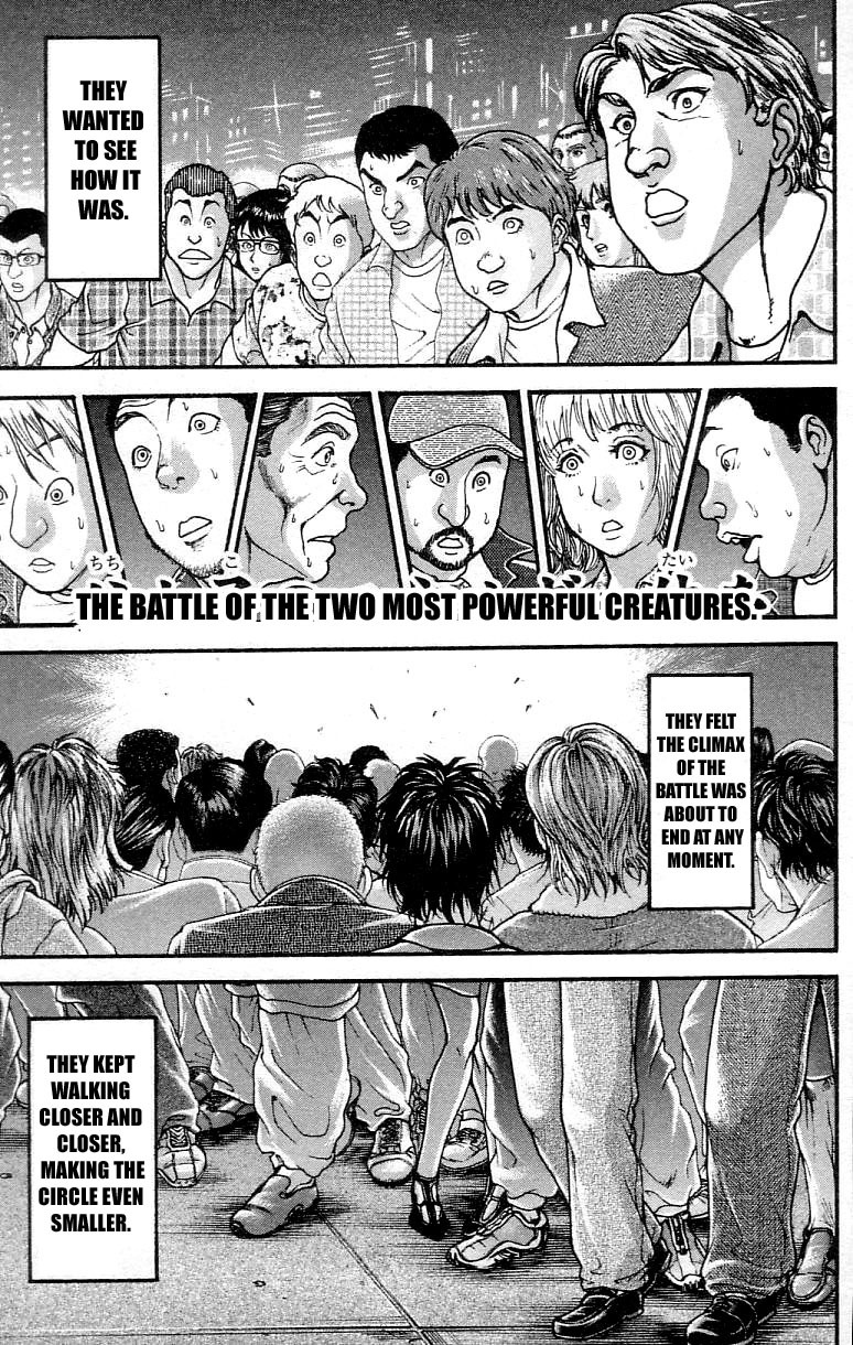 Hanma Baki Chapter 37.307 page 5 - Vol.37 Chapter 307: My Fist Landing A Clear Message