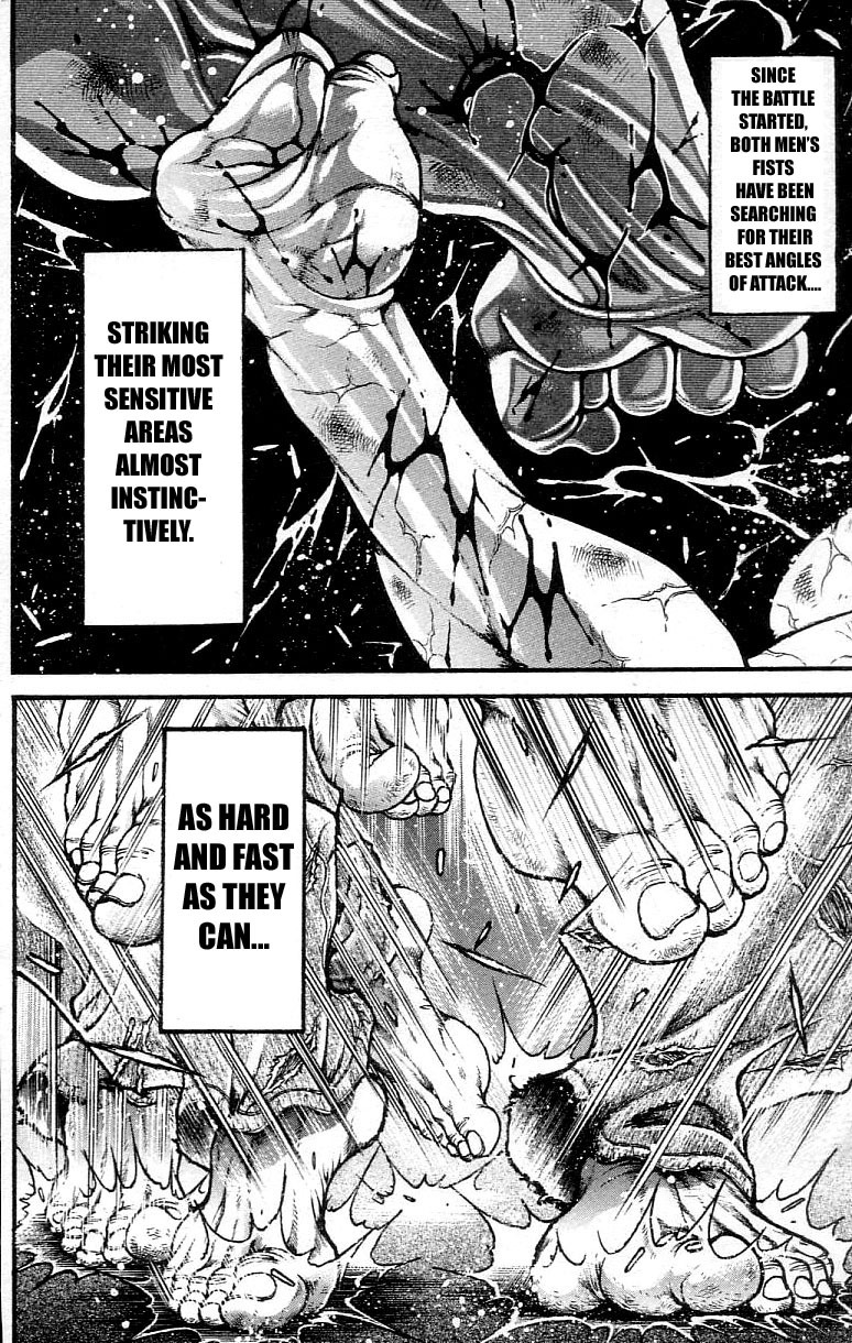 Hanma Baki Chapter 37.307 page 9 - Vol.37 Chapter 307: My Fist Landing A Clear Message
