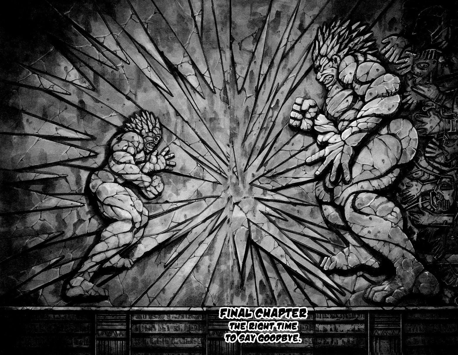 Hanma Baki Chapter 37.312 page 1 - Vol.37 Chapter 312: The Right Time To Say Goodbye [END]