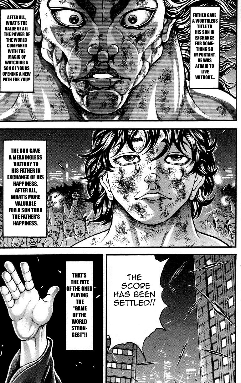 Hanma Baki Chapter 37.312 page 23 - Vol.37 Chapter 312: The Right Time To Say Goodbye [END]