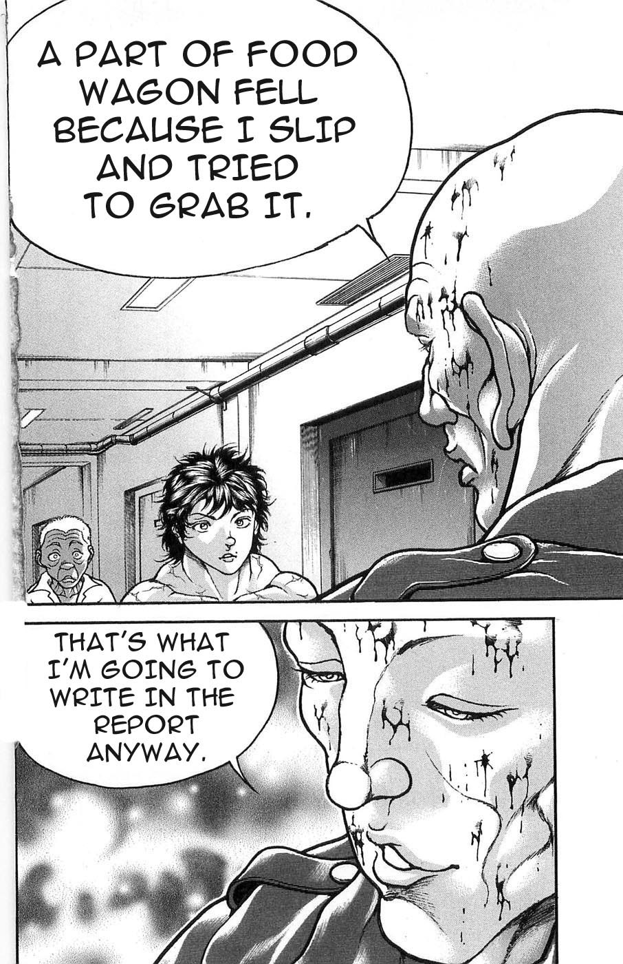 Hanma Baki Chapter 4.27 page 21 - Vol.4 Chapter 27: Fighting