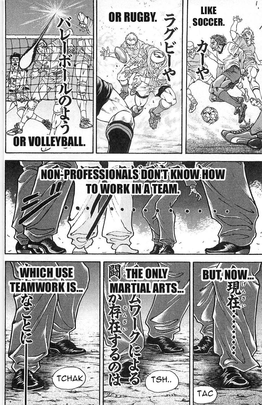 Hanma Baki Chapter 4.30 page 10 - Vol.4 Chapter 30: Teamwork