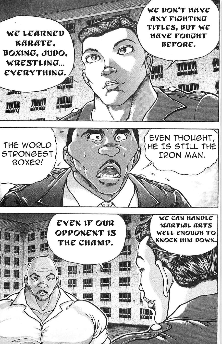 Hanma Baki Chapter 4.30 page 5 - Vol.4 Chapter 30: Teamwork