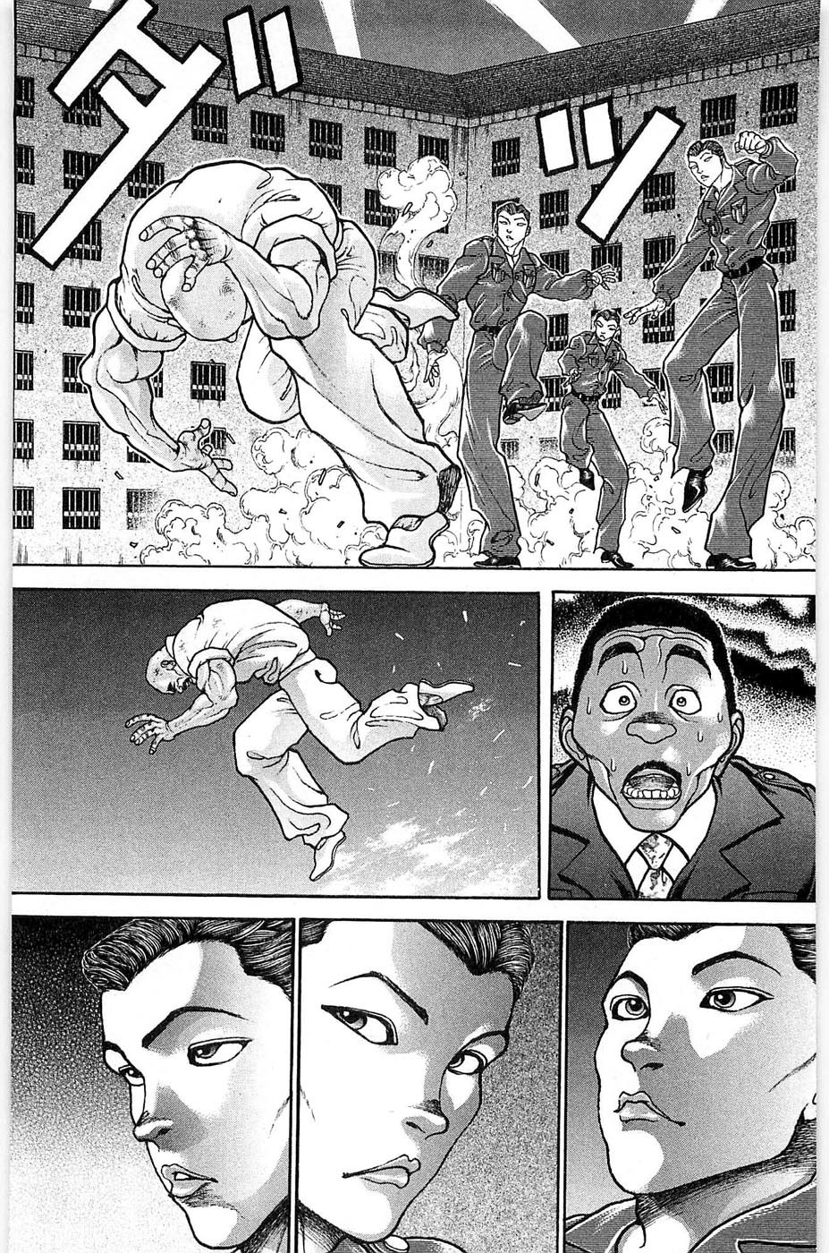 Hanma Baki Chapter 5.31 page 12 - Vol.5 Chapter 31: 1 Plus 1 Plus 1 Equals