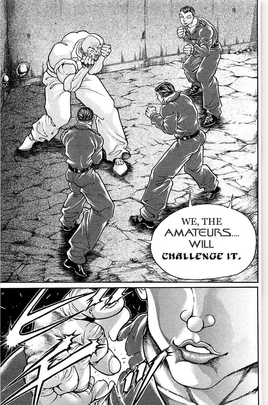 Hanma Baki Chapter 5.31 page 19 - Vol.5 Chapter 31: 1 Plus 1 Plus 1 Equals