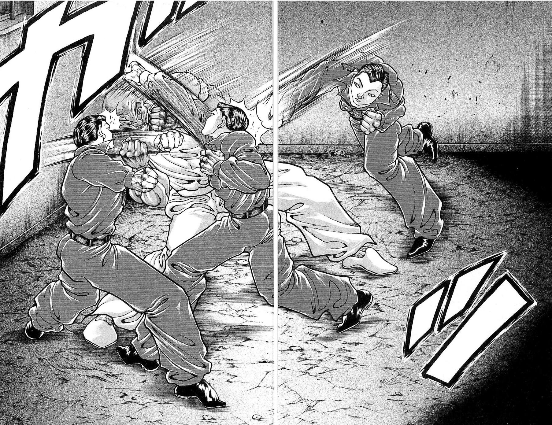 Hanma Baki Chapter 5.31 page 20 - Vol.5 Chapter 31: 1 Plus 1 Plus 1 Equals