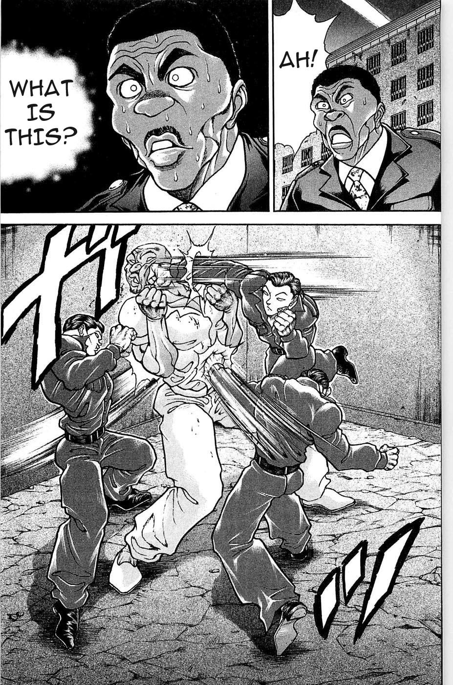 Hanma Baki Chapter 5.31 page 22 - Vol.5 Chapter 31: 1 Plus 1 Plus 1 Equals