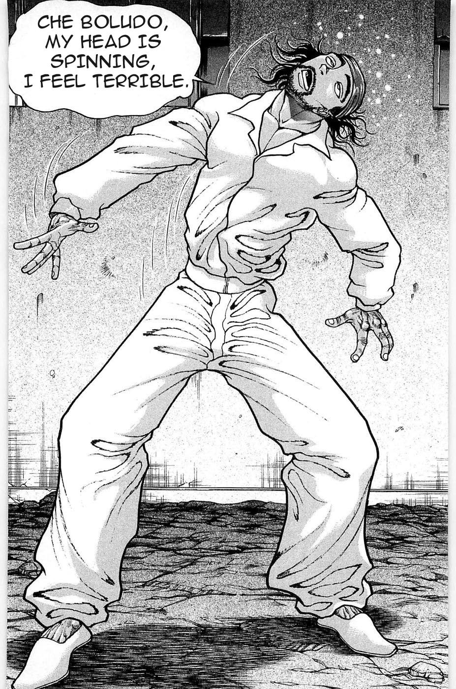 Hanma Baki Chapter 5.32 page 18 - Vol.5 Chapter 32: Badly