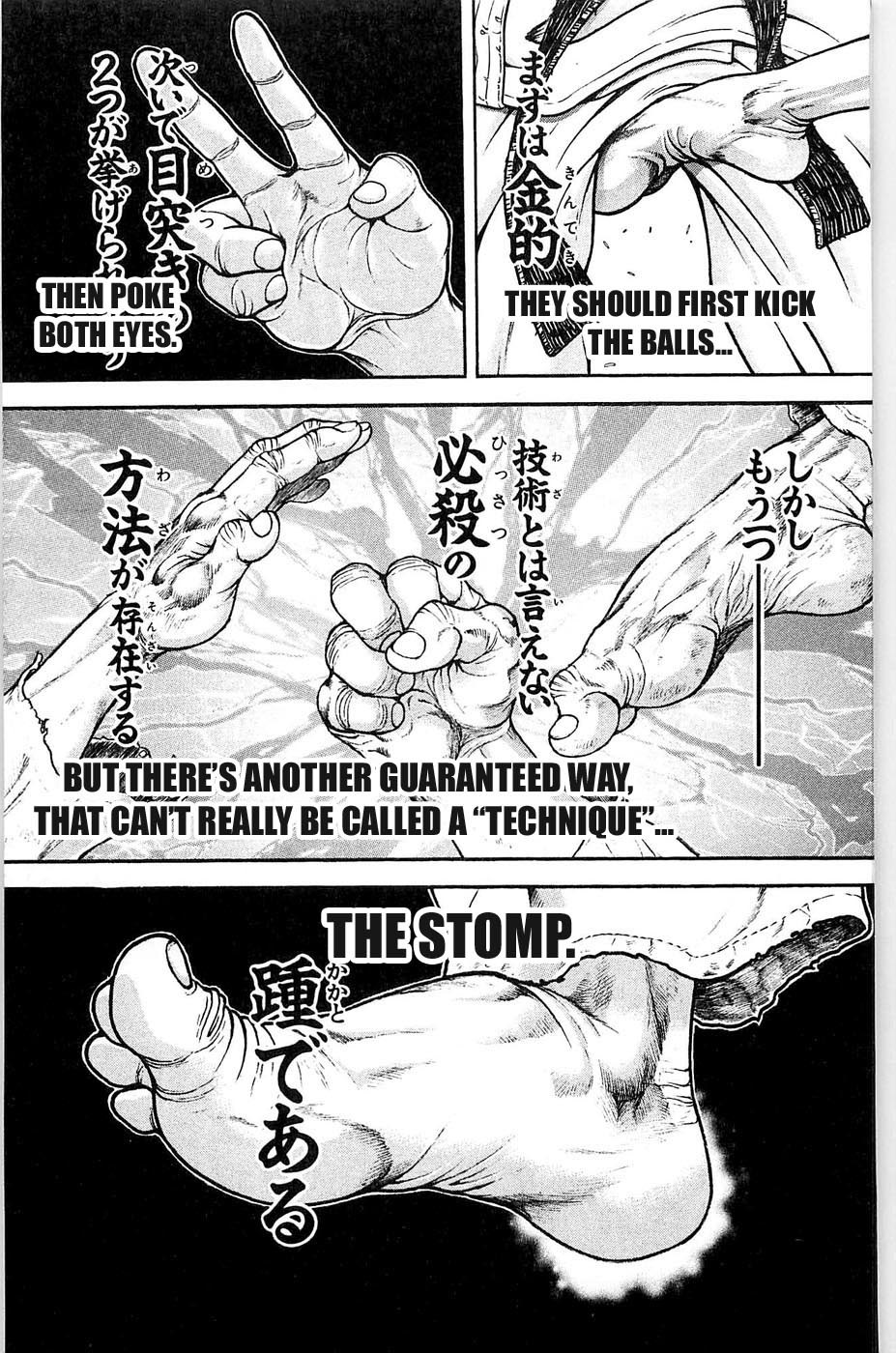 Hanma Baki Chapter 5.32 page 3 - Vol.5 Chapter 32: Badly