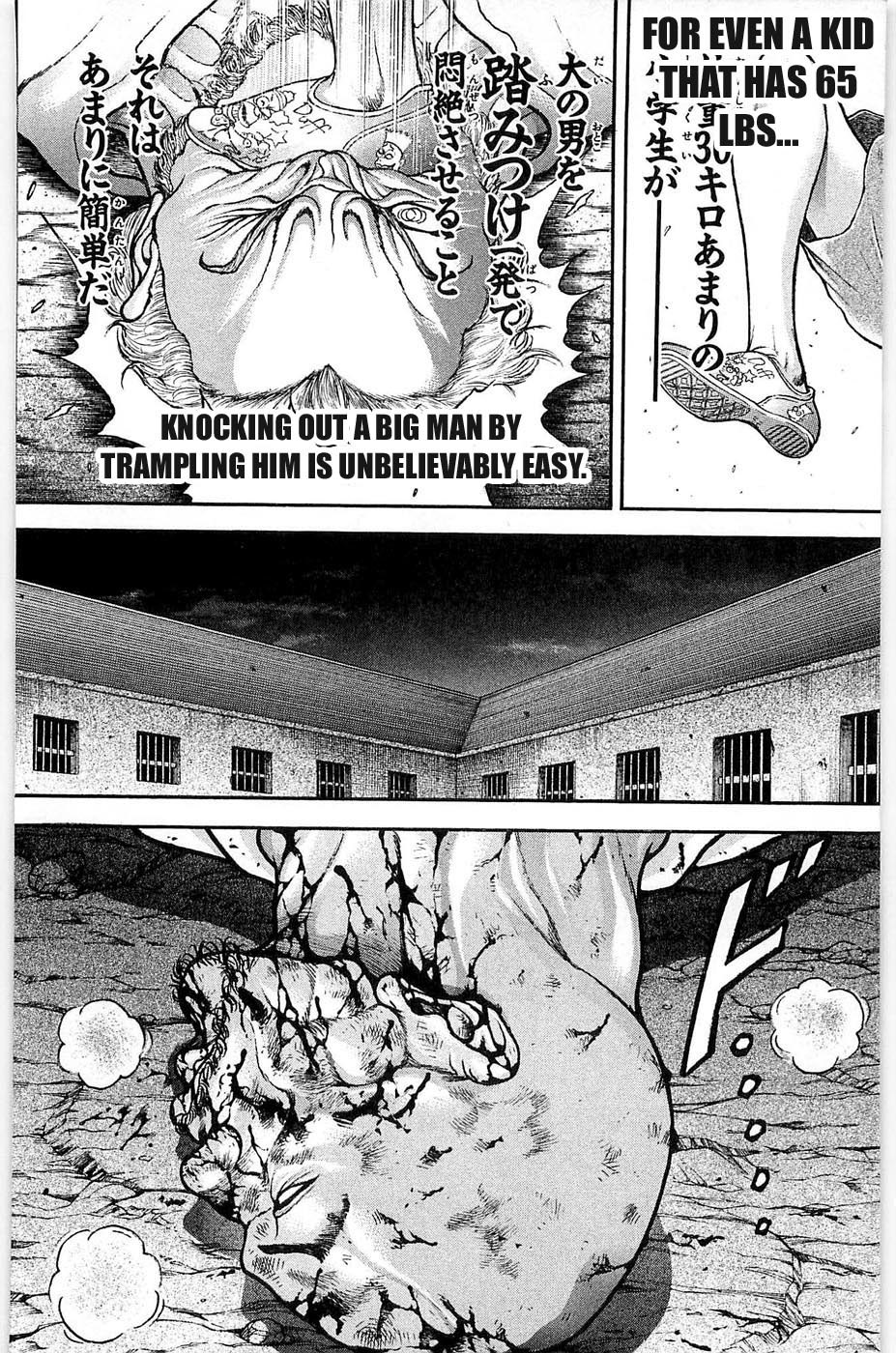 Hanma Baki Chapter 5.32 page 4 - Vol.5 Chapter 32: Badly