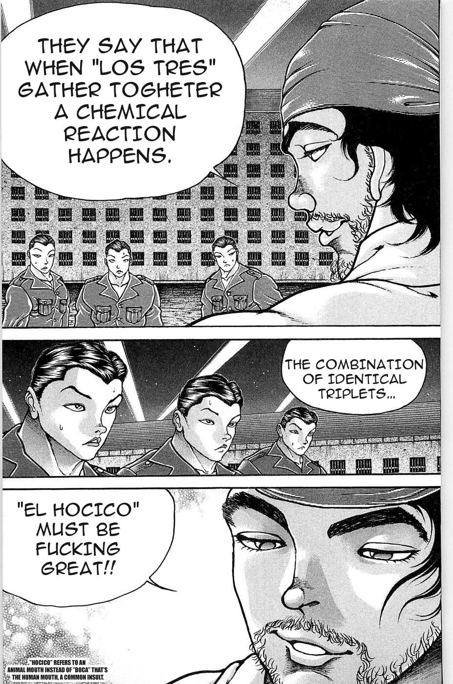 Hanma Baki Chapter 5.33 page 3 - Vol.5 Chapter 33: The Warrior