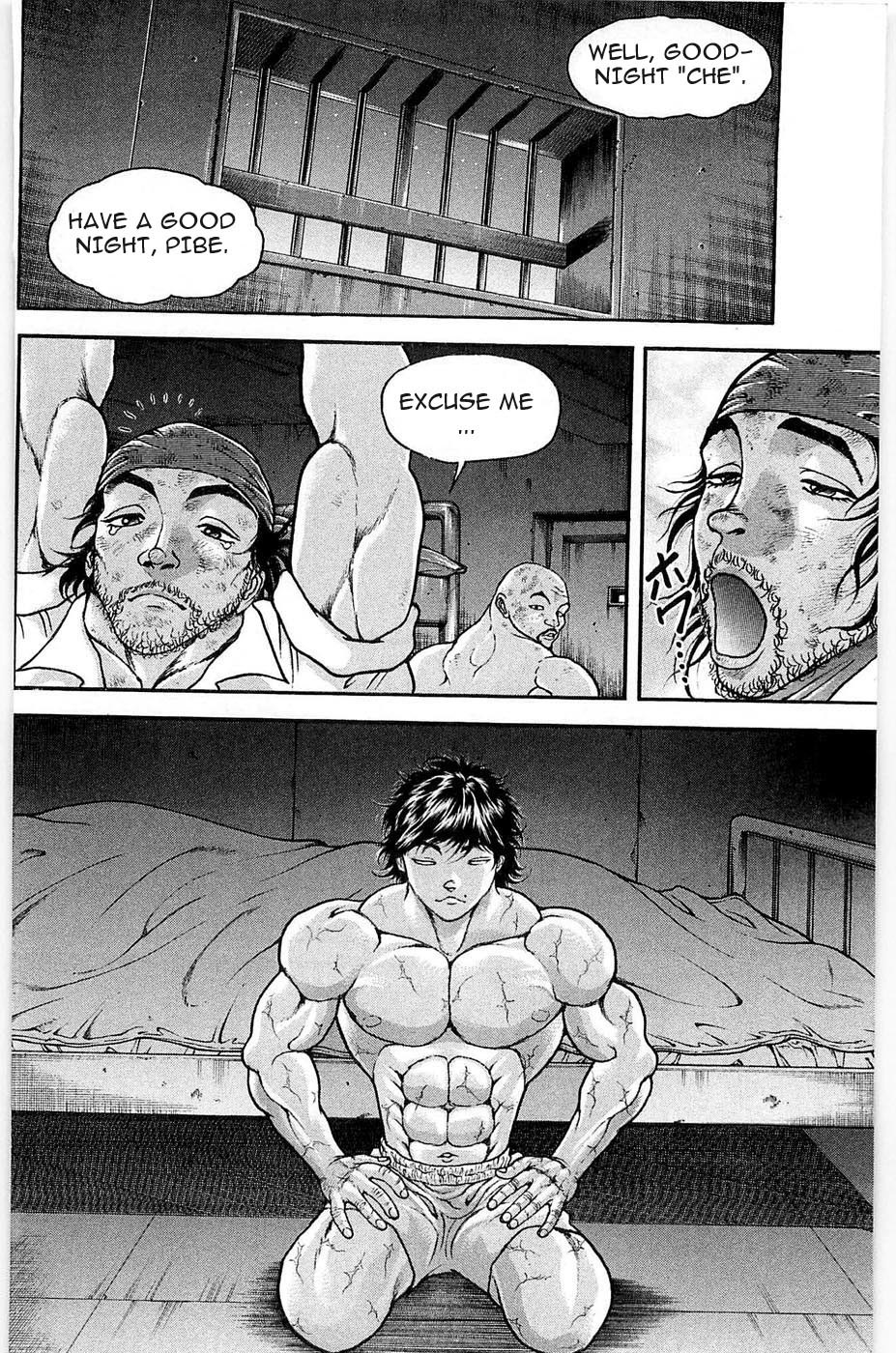 Hanma Baki Chapter 5.36 page 12 - Vol.5 Chapter 36: Oliva vs Guevara