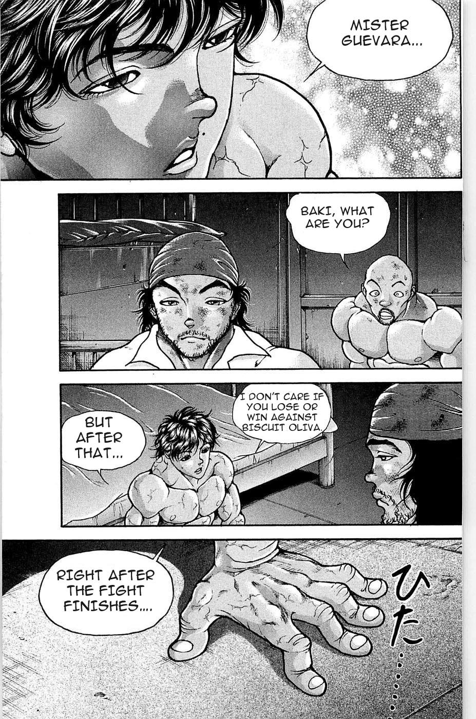 Hanma Baki Chapter 5.36 page 13 - Vol.5 Chapter 36: Oliva vs Guevara