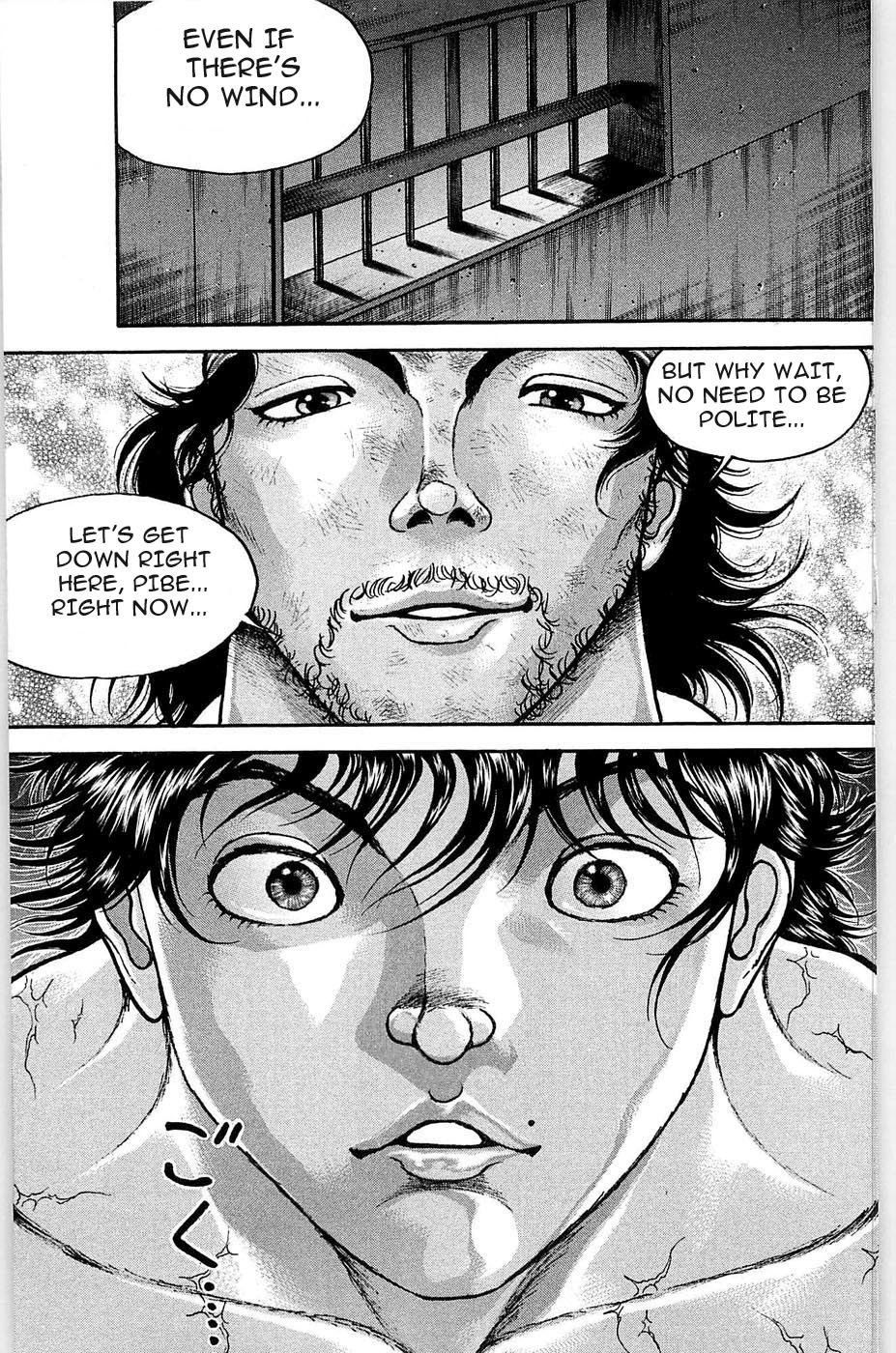 Hanma Baki Chapter 5.36 page 15 - Vol.5 Chapter 36: Oliva vs Guevara