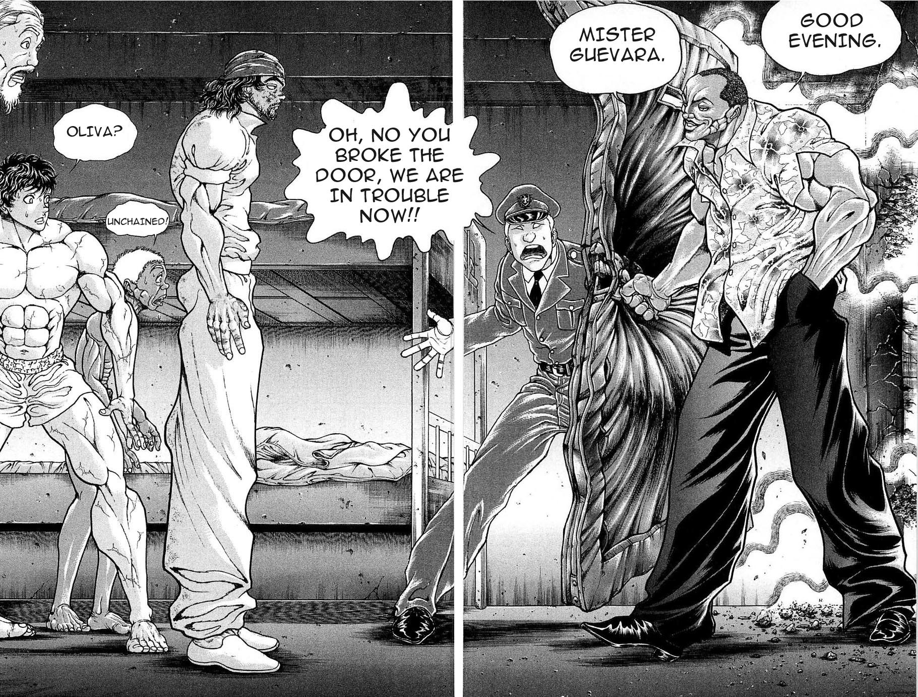 Hanma Baki Chapter 5.36 page 20 - Vol.5 Chapter 36: Oliva vs Guevara