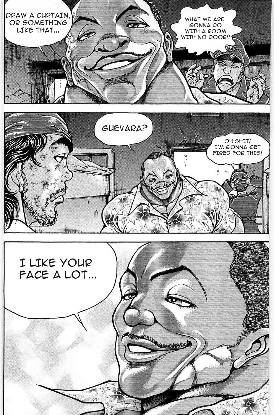 Hanma Baki Chapter 5.36 page 21 - Vol.5 Chapter 36: Oliva vs Guevara