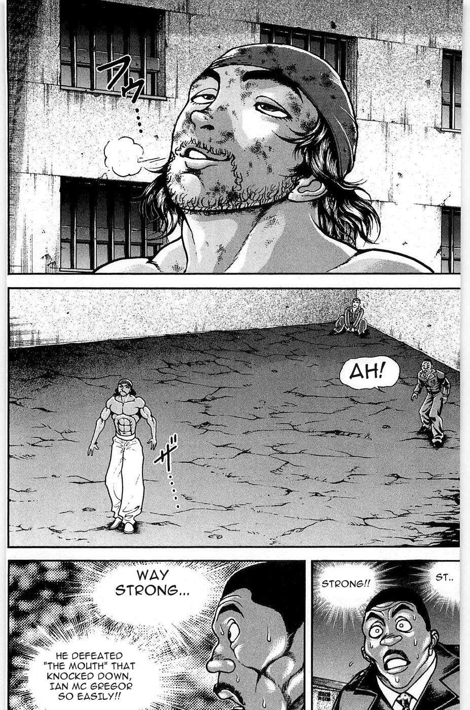 Hanma Baki Chapter 5.36 page 4 - Vol.5 Chapter 36: Oliva vs Guevara
