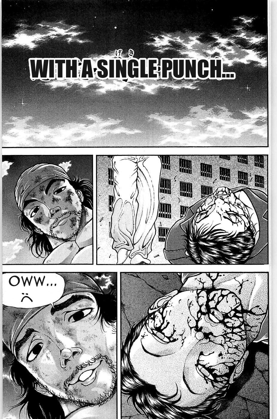 Hanma Baki Chapter 5.36 page 5 - Vol.5 Chapter 36: Oliva vs Guevara