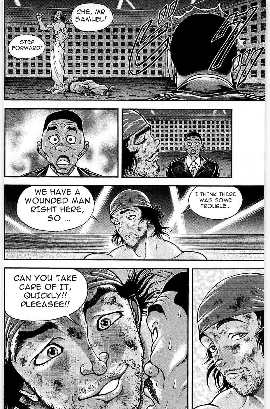 Hanma Baki Chapter 5.36 page 6 - Vol.5 Chapter 36: Oliva vs Guevara