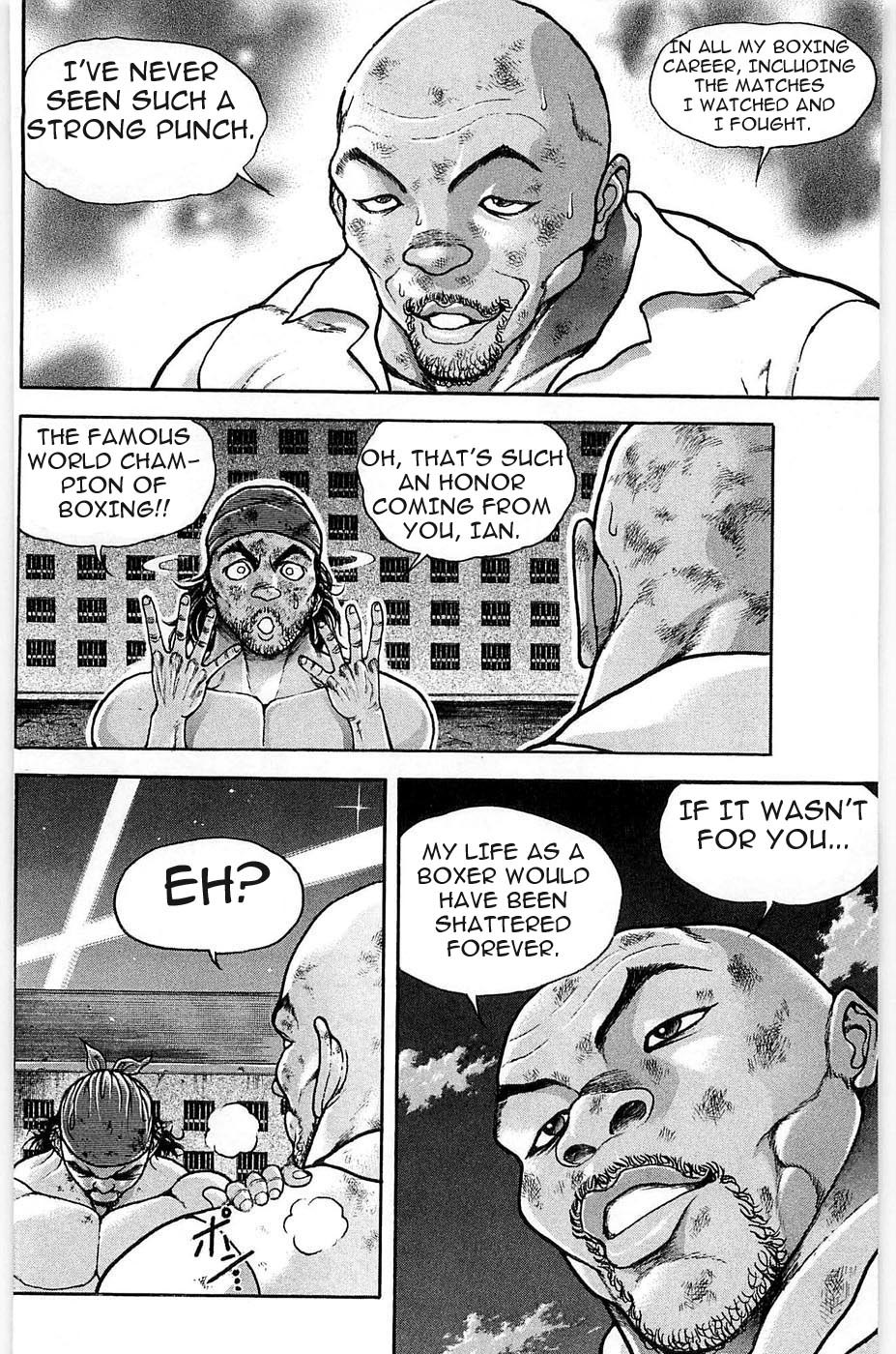 Hanma Baki Chapter 5.36 page 8 - Vol.5 Chapter 36: Oliva vs Guevara