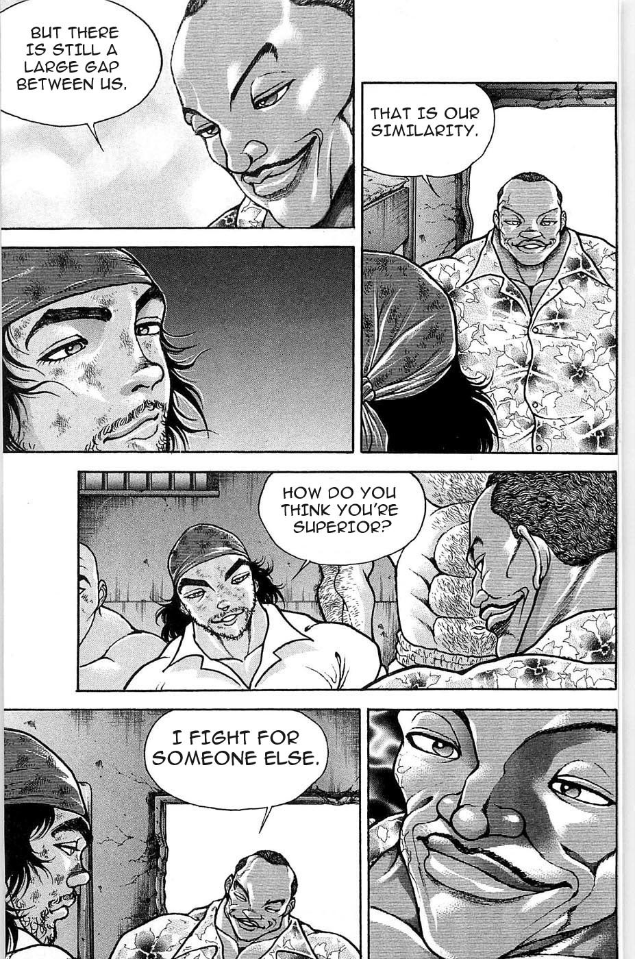 Hanma Baki Chapter 5.37 page 9 - Vol.5 Chapter 37: Similarity and Dissimilarity