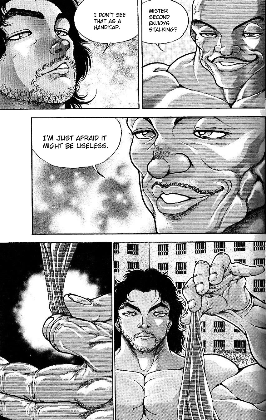 Hanma Baki Chapter 6.43 page 11 - Vol.6 Chapter 43: Small Actions and Great Determination