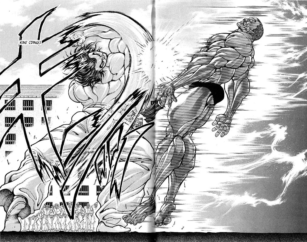 Hanma Baki Chapter 6.43 page 16 - Vol.6 Chapter 43: Small Actions and Great Determination