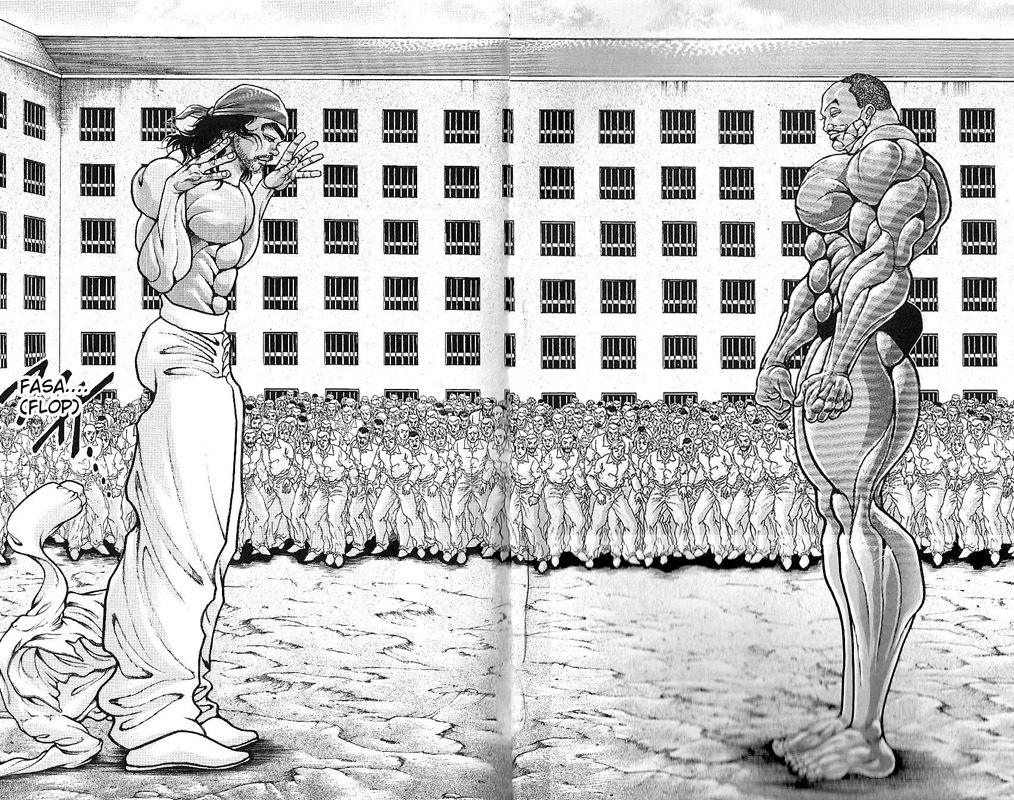 Hanma Baki Chapter 6.43 page 3 - Vol.6 Chapter 43: Small Actions and Great Determination