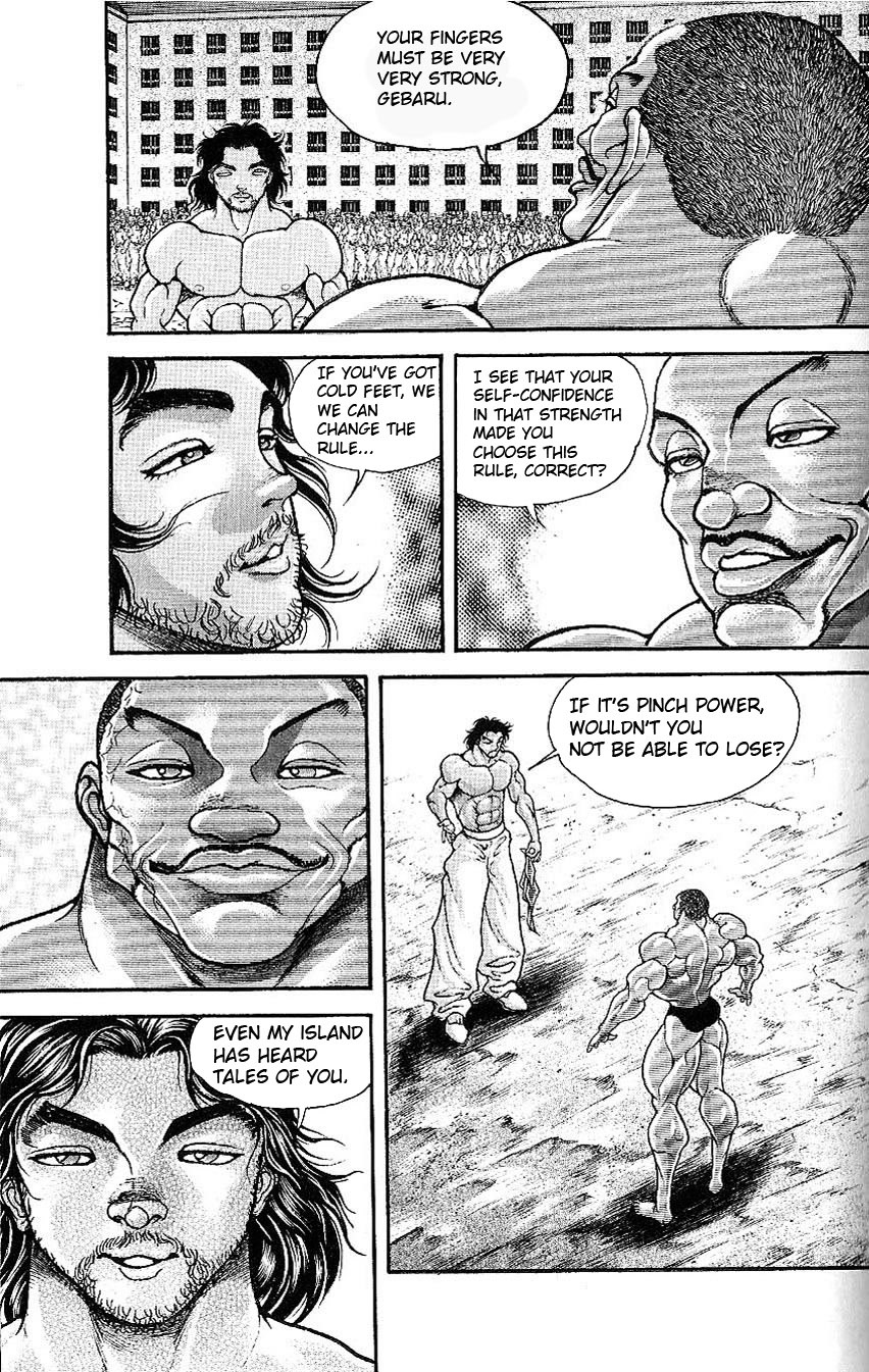 Hanma Baki Chapter 6.43 page 9 - Vol.6 Chapter 43: Small Actions and Great Determination